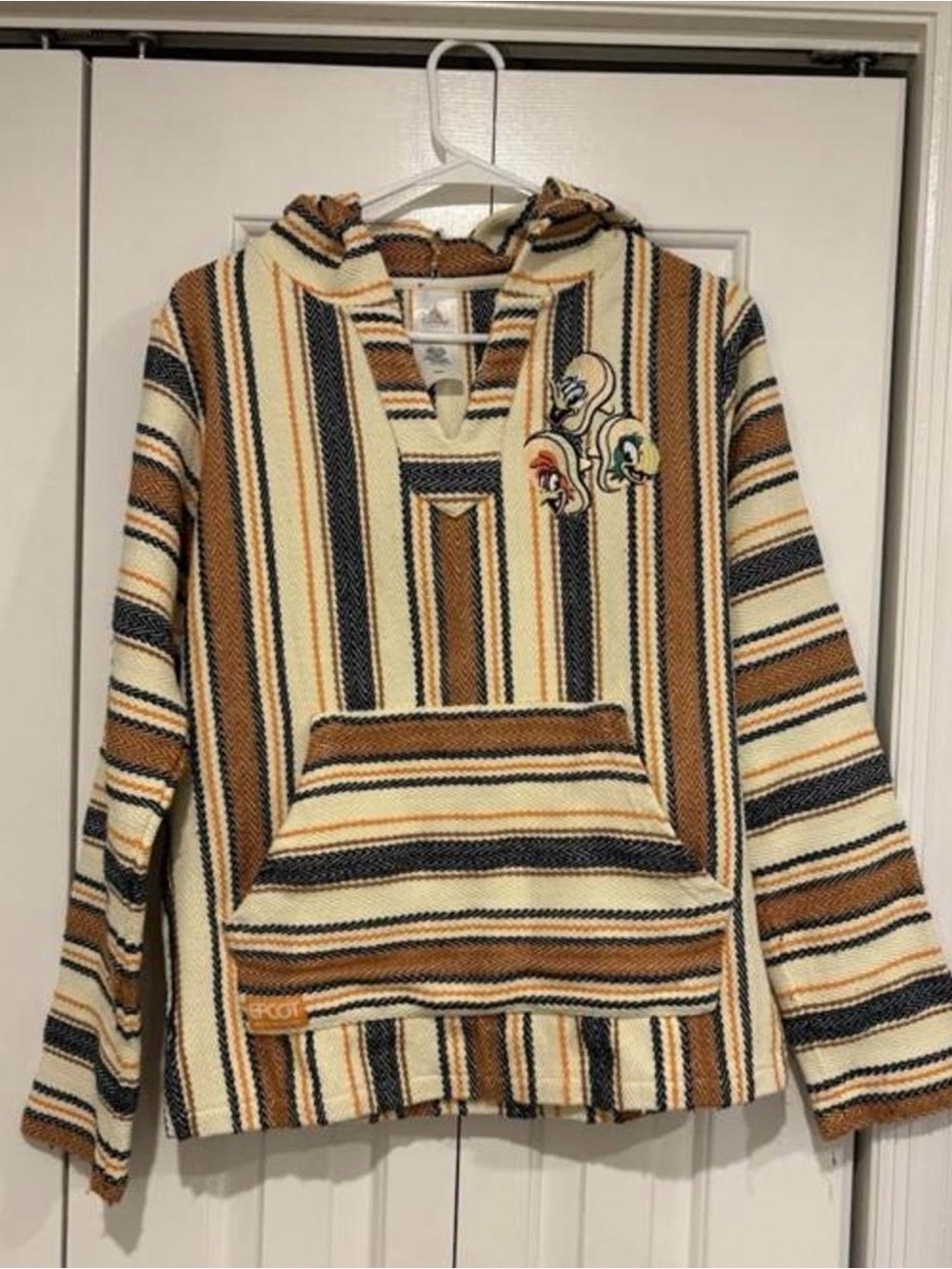 Disney Parks Epcot World Showcase Mexico Three Caballeros Hoodie Poncho Size XS